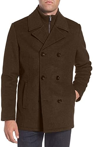 Kenneth Cole Men's Men's Wool Top Coat Wool Coat