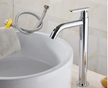 Robinet de lavabo de salle de bain grand format en acier inoxydable 304 haut de gamme