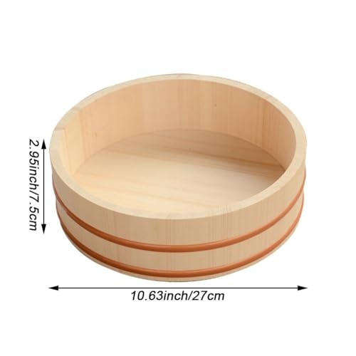 Seau de nourriture pour restaurant récipient à riz sushi en bois