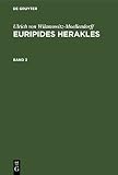 Ulrich Von Wilamowitz-Moellendorff: Euripides Herakles (3)
