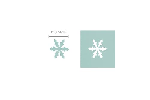 Miniatura 2 de Bira Craft - Punzón de copo de nieve de 1 pulgada, 5 formas, punzón de Navidad, palanca de acción para manualidades de papel, álbumes de recortes
