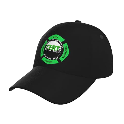 Cert Community Emergency Response Team Baseball Hats for Men and Women - Classic Adjustable Hats