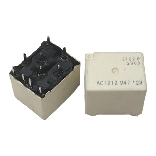 Relais 12V 8 broches ACT212 M47 avec deux groupes d'inverseurs