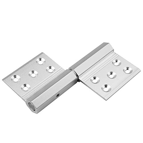 8 Packs 4⅝ X 3¾ Inches Lift Off Hinge Flag Hinges Detachable Door Hinges, Aluminum Alloy Hinge With 10 Mounting Countersunk Holes, Thickness 2.2Mm, Max Load 110 Lb One Pair(Screw Not Included) #TOP4