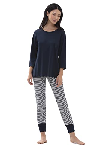 Mey Nachtwäsche Serie Paula Damen Schlafanzüge 7/8 Night Blue M(40)