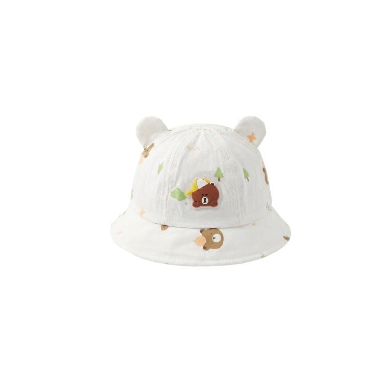Baby Cartoon Duck Cap for Boys & Girls – Soft Stretchy Cotton Toddler Hat with Elastic Back, Cute Embroidered Design, Comfortable & Lightweight (Red, 6-18 Months)-image-42