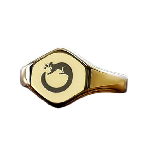 Bijou cadeau bague planeur hexagonale fait main pour un style unique
