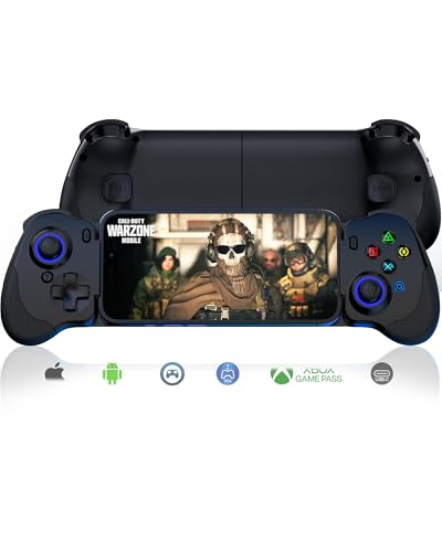 arVin Remote Player Controller for iPhone 16/15 Series & Android (USB C) Mobile Gaming Controller for Xbox Game Pass, PlayStation, Steam Link, Cloud Gaming Gamepad with Hall Joystick/Trigger-Plug&Play
