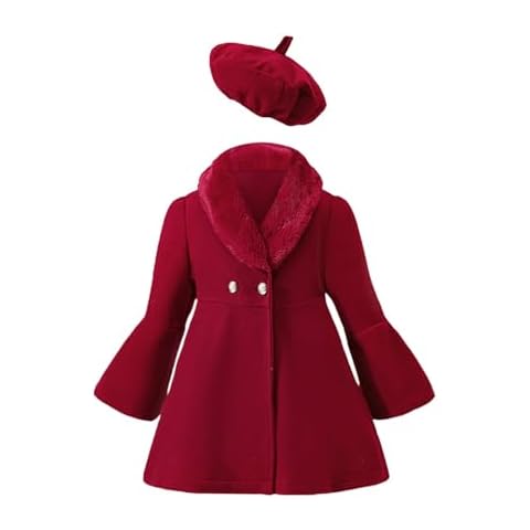 Manteau et bonnet FGUUTYM pour fille thumbnail