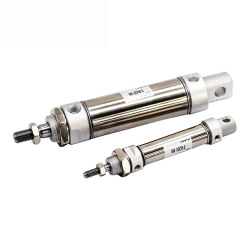 Cilindro neumático MA16 con carrera de 125mm en acero inoxidable CA 2