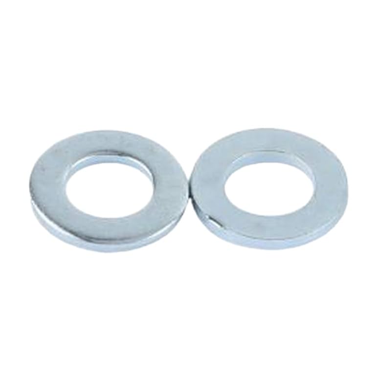 100 Pcs Washer retaining Ring Flat Washer GB97 M12 Alloy Steel Blue and White zinc Box 1022261