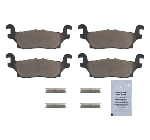 Image of HUSCH D1120 Rear Ceramic Brake Pads Kit Fit For Hummer H3 2006-2010, For Hummer H3T 2009-2010
