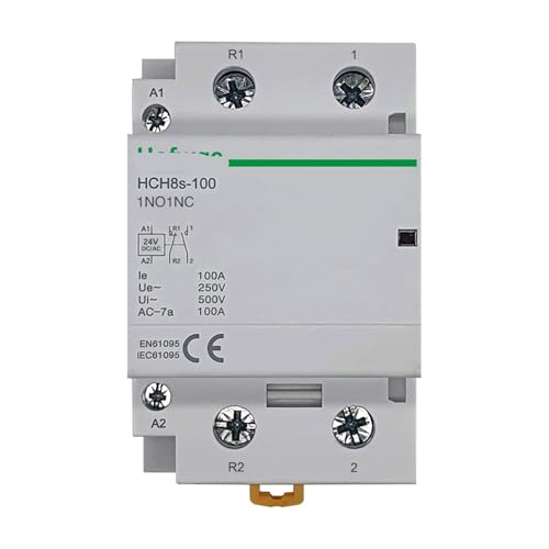 Contacteur domestique HCH8-100 DC24V 100A pour rail DIN - Automatisations de circuits résidentiels