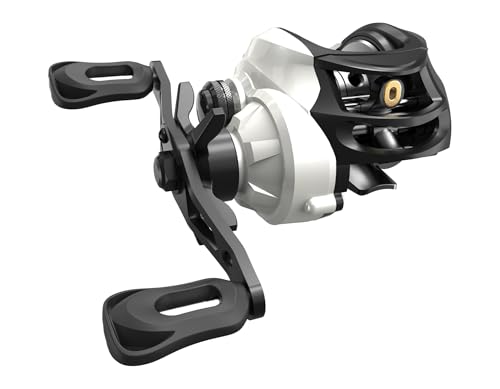 Fishdrops Luna Baitcasting Reels Lightweight & Smooth Design, 12.12 LB Max Drag, Classic Gear Ratio 6.3:1 Low Profile Bait Caster, Anti-Corrosion Baitcasting Fishing Reels