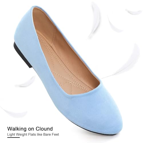 Image of SAILING LU Casual Shoes for Women Dressy Ballet Flats | Comfort Fit, Work Shoes,Casual for Women, Slip-Ons Loafers