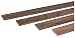 Produktbild wodewa Holzleiste Wandleiste Nussbaum Geölt 1m Abschlussleiste Holz 30x4mm Zierleiste für Wandverkleidung Decke Boden Abdeckleiste DIY Basteln
