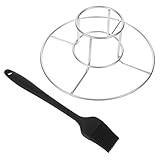 BESTonZON 4 Stück Hähnchenständer Für Bierdosen Grill Für Bierdosen Hähnchenständer Langlebiger Hähnchenständer Hähnchenhalter Küchen-Hähnchenbräter Grillständer Küchenbedarf