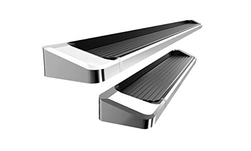 Estribos APS Premium Silver 6in para Dodge y Sprinter miniatura 1