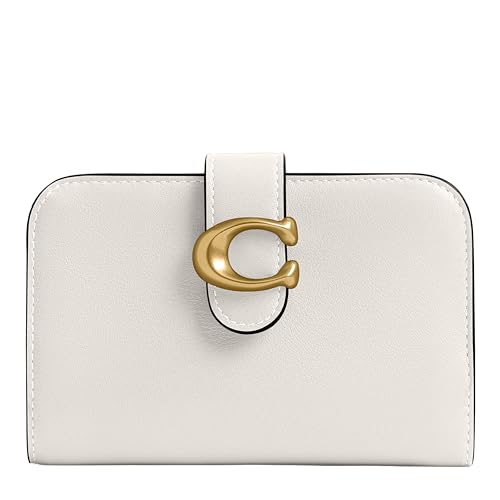 Coach Women's Tabby Bi-Fold Wallet, White, One Size