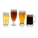 Libbey Craft Brews Assorted Beer Glasses, Set of 4