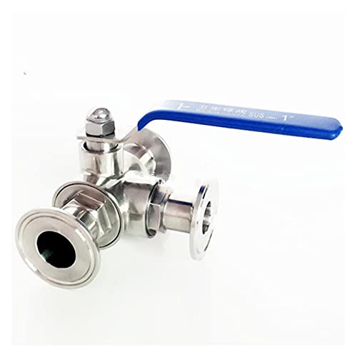 Vanne arrêt eau 51mm trois pinces pour tuyau sanitaire - 2