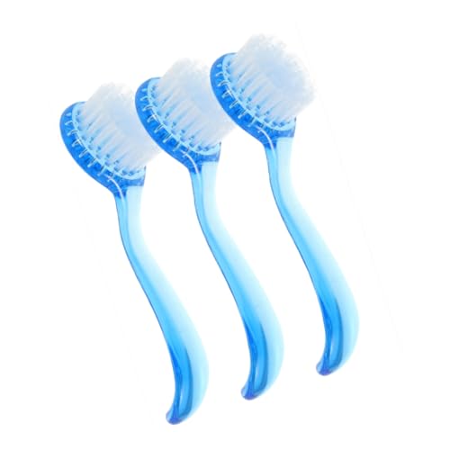 FOMIYES 3 in 1 Facial Care Tool Horn Brush Facial Cleansing Brush Exfoliator Soft Bristles for Makeup Removal and Deep Pore Cleaning