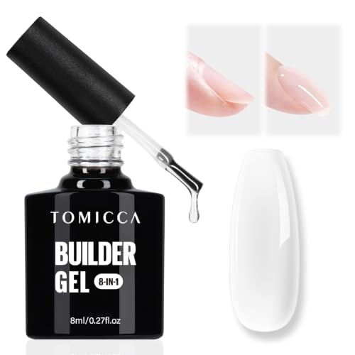 TOMICCA 8 i 1 builder gel för naglar klar 8 ml