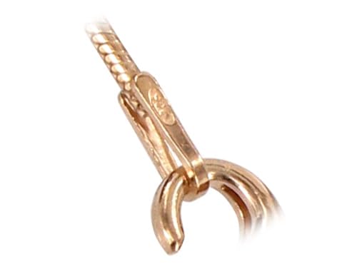 Gem Avenue 14k Rose Gold Vermeil Snake Chain Anklet Bracelet4