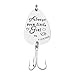 Fathers Day Fishing Gifts for Dad from Daughter, Father's Day Fishhook Gift for Dad Daddy Birthday Gifts for Father Dad Fish Lovers Gifts for Men Dad Fish Hook for Papa Retirement Gifts for Dad Papa