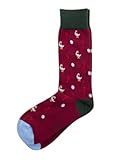 El Ganso Calcetín Algodón Interrogaciones Burdeos