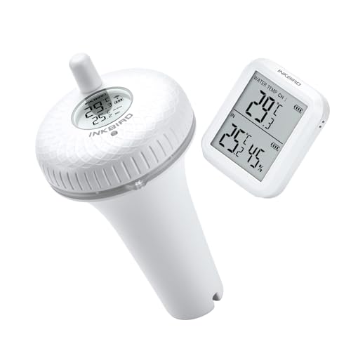 Inkbird IBS-P01R Kabelloses Schwimmendes Poolthermometer