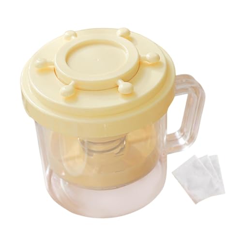 FLCPJGV Colador de Yogurt Griego con Filtro de Malla para Hacer Separar Suero, Amarillo, Individual