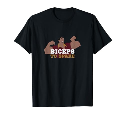 T-shirt Gaston Disney vêtement imprimé La Belle et la Bête col rond