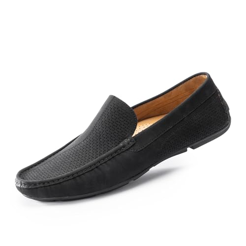 Men’s Loafers Casual Slip On Driving Shoes, Full Rubber Outsole, Moccasin Toe, Soft Summer Shoes