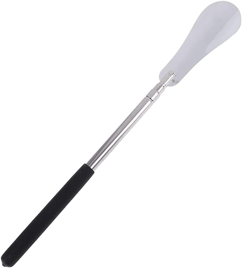 1PC Adjustable Metal Shoehorn Professional Stainless Steel Handle Shoe Horn Remover Flexible For Aged
