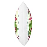 Summer Coquette Bow Watermelon Summer Vacation Women Girls Throw Pillow