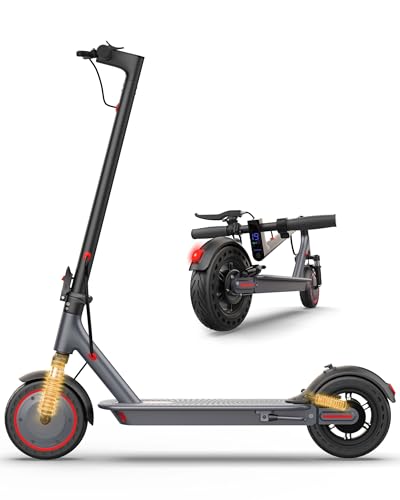Image of VOLPAM Electric Scooter, 350W /500W /800W /1000W /250W Powerful Motor & 19 /22 / 9 MPH Top Speed, 16-28-10 Miles Long Range, Folding E Scooter Choice