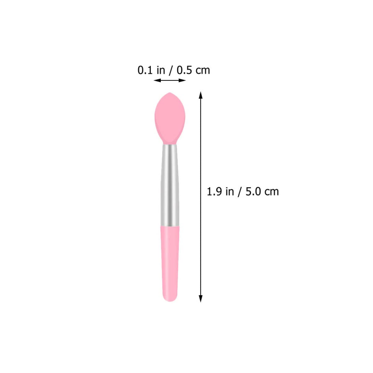 3sets Silicone Lip Cosmetics Brush Tool Lipstick Brush Applicator for Precise Application 10pcs*3