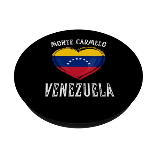 Venezuela Flag Heart Monte Carmelo City PopSockets PopGrip Adhésif – vue 2