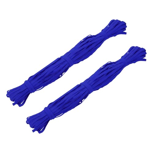 Bande élastique extensible bleu cobalt 0.6cm x 30.7m pour couture et loisirs créatifs