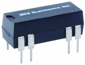 NTE Electronics R57-1D.5-12D General Purpose Dual in Line Package DC Reed Relay with Internal Clamping Diode, SPST-NO, 0.5 AMP, 12 VDC