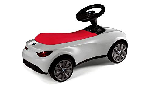 BMW Baby Racer III Schubstange Polizei Motorsport Weiß Türkis Schwarz Himbeerrot Mini (Himbeerrot) – Bild 3