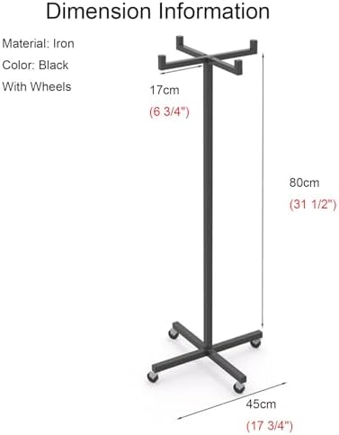 Freestanding Sports Equipment Organizer, for Hula Hoops and Jump Ropes, Portable Fitness Storage Cart for Gym and Playground