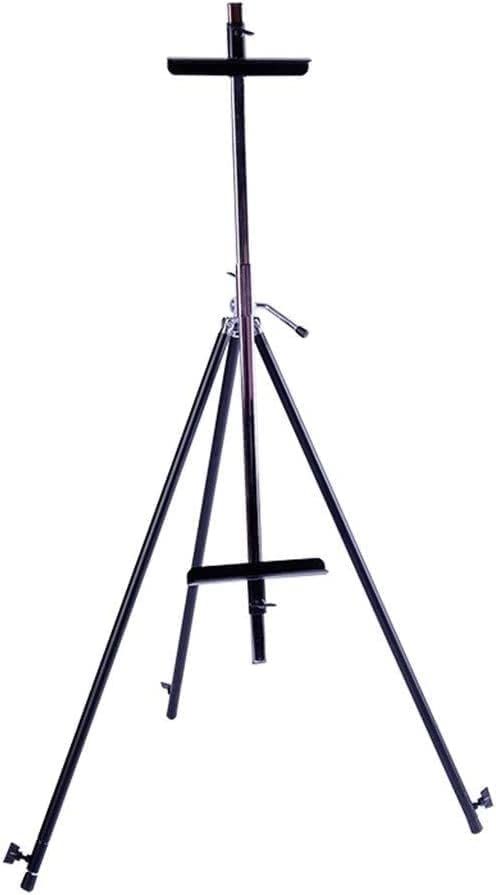Staffelei Für Anfänger, Leichte Staffelei Aus Aluminium, Verstellbare Höhe Und Neigungswinkel, Leinwandkunst Bis Zu 109 cm,