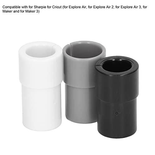 Akozon Pen Adapter Pen Adapter Set for for Professional Accessories (3 pcs (1 each for black white and gray)) - Image 3