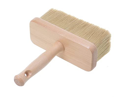 Aqbau® Farbpinsel Deckenbürste Malerbürste Kleisterbürste Pinsel PRO (185 x 75 mm)