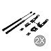 AUTOXBERT 2pcs Front Bonnet Hood Struts Lift Supports Gas Springs Replacement for Nissan Frontier Navara D40 Pathfinder Xterra 2004-2018