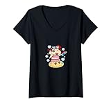 Photo Gallery donna crayon shin-chan kasukabe boeitai! water! nene-chan maglietta con collo a v Photo Gallery donna crayon shin-chan kasukabe boeitai! water! nene-chan maglietta con collo a v