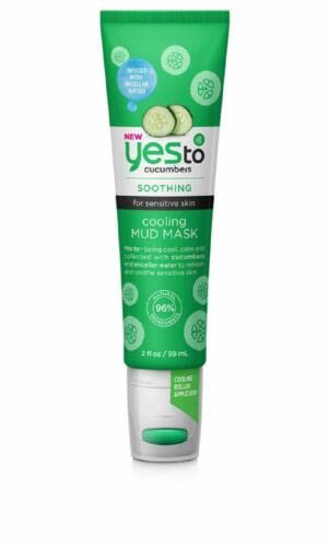 Yes To Pepinos Calmante para Piel Sensible Máscara de Barro Enfriante, 2 oz