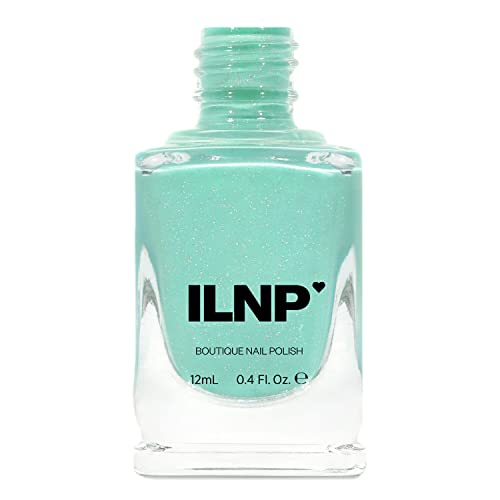 Image of ILNP Riding Waves - Vivid Mint Holographic Nail Polish